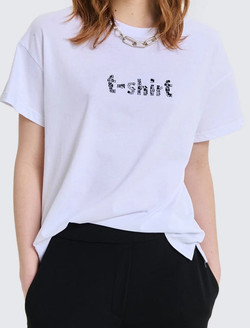 T-shirt Strass Two Way